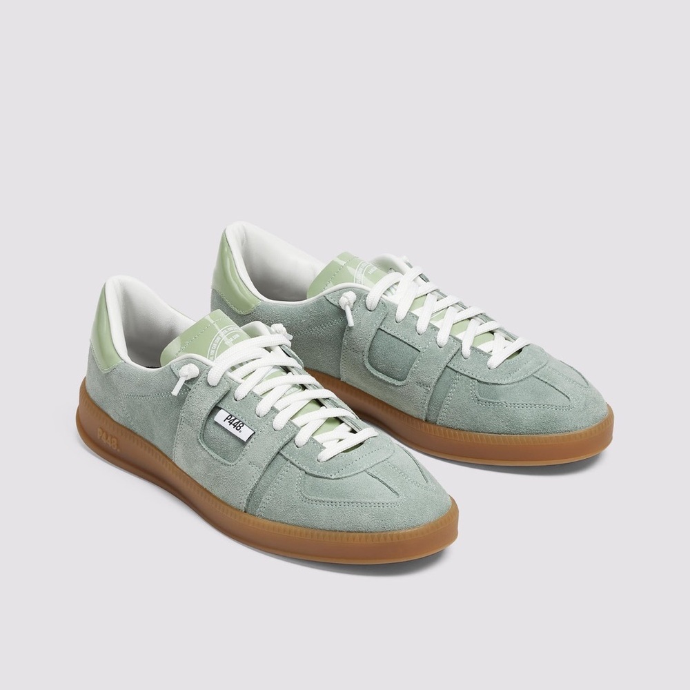 P448 Women's Light Green Sneakers - Picture 3 of 11
